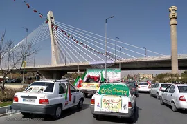 جشن ۴۳ سال استقامت و عزت در سومین حرم اهل بیت (ع)