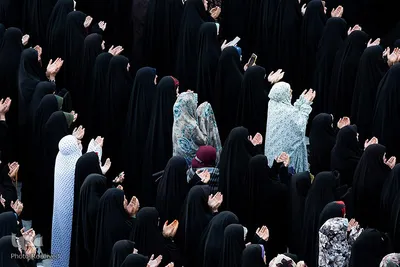 نماز عید فطر در بین‌الحرمین کربلای معلی