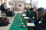 کرسی تلاوت قرآن به مناسبت هفتمین روزشهادت شهیدان خدمت در ملایر‎