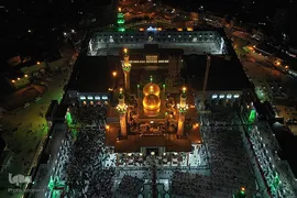 حرم مطهر و نورانی امام موسی کاظم (ع) در شهر کاظمین عراق