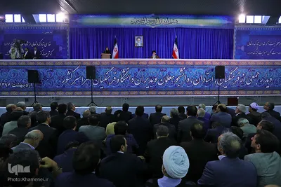 حضور و سخنرانی رهبر انقلاب در دانشگاه فرهنگیان