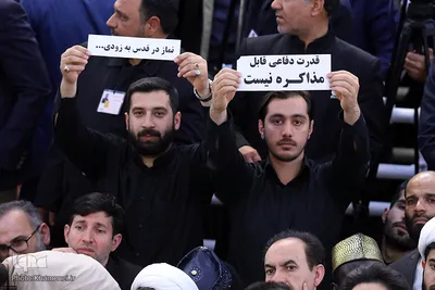 حضور و سخنرانی رهبر انقلاب در حرم مطهر رضوی
