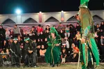 آیین تعزیه‌خوانی «دایره قسمت» در میدان امام علی (ع) اصفهان