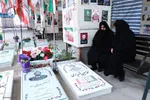 ادای احترام جهادگران دانشگاهی آذربایجان‌شرقی به مقام شامخ شهید آل هاشم و شهدای جنک رمضان