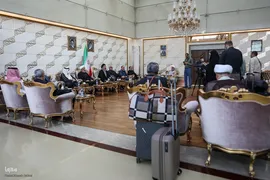بازگشت حجت الاسلام و المسلمین سید عبدالفتاح نواب نماینده ولی فقیه و سرپرست حجاج ایرانی از حج
