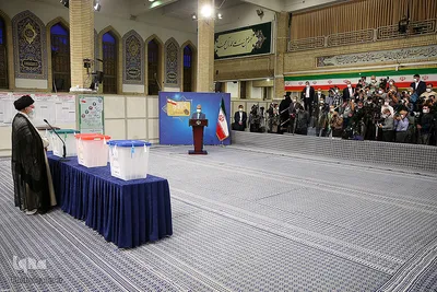 حضور رهبر معظم انقلاب در انتخابات ۱۴۰۰