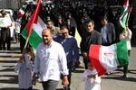 راهپیمایی بشارت نصر در شهرستان اهر