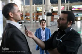 بازگشت علی فیضی، نماینده ایران در بیست و یکمین دوره مسابقات بین‌المللی قرآن کشور امارات به میهن اسلامی