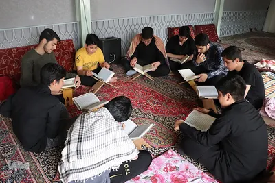 مراسم معنوی اعتکاف رمضانیه در مساجد ملایر‎‎