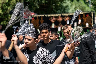 مراسم عزاداری عاشورای حسینی در آستان مقدس امامزادگان محمد (ع) و سکینه خاتون (س) کرج