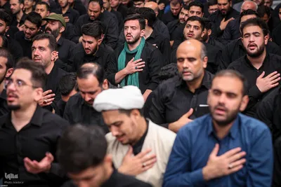مراسم عزاداری شب هشتم محرم ۱۴۴۷ در حسینیه امام خمینی