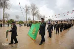 تعویض پرچم حضرت شاهچراغ (ع)
