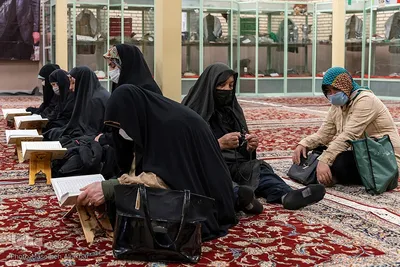 آیین جزء خوانی در آستان امامزاده محمد (ع) کرج