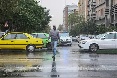 بارش اولین باران پاییزی در تهران