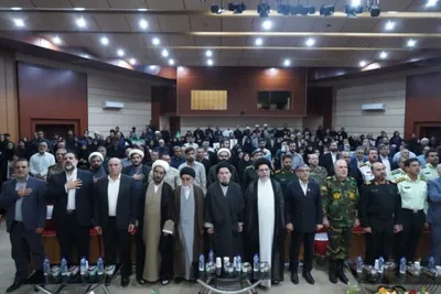 مراسم بزرگداشت شهدای جنگ رمضان لرستان