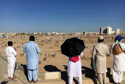 مزار امام جعفر صادق(ع) در قبرستان بقیع مدینه