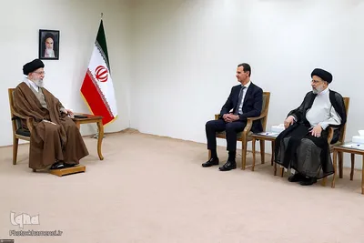 دیدار رئیس جمهور سوریه و هیئت همراه با مقام معظم رهبری