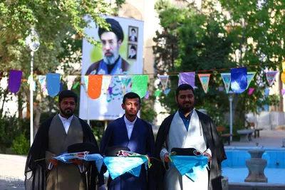 مراسم عمامه‌گذاری طلاب حوزه علمیه اصفهان