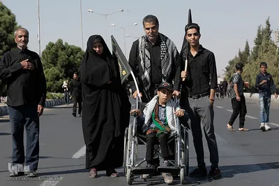 آیین پیاده‌روی جاماندگان اربعین حسینی در بیرجند