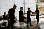 پخت ۷۲ دیگ غذای نذری به‌مناسبت ایام محرم در تبریز‎