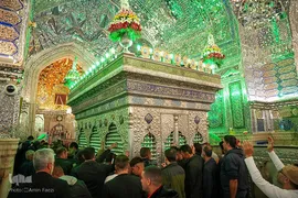 تحویل سال نو در حرم شاهچراغ(ع)