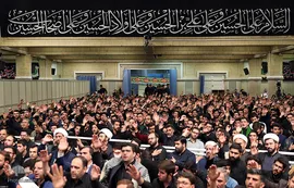 مراسم عزاداری اربعین حسینی با حضور هیئت‌های دانشجویی در حسینیه امام خمینی(ره)