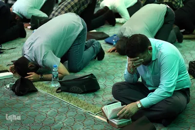 مراسم پر فیض قرائت دعای عرفه در مسجد دانشگاه تهران