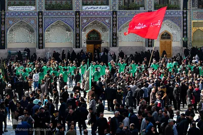 عزاداری ۲۸ صفر در حرم مطهر رضوی