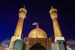 تعویض پرچم حسینیه اعظم زنجان‎‎