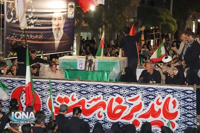 وداع ملایری‌ها با شهید علیرضا فتحی