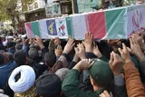 تشییع پیکر نخستین شهید مدافع حرم «غلامعلی تولی» در زادگاهش گالیکش