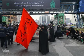 اجتماع عزاداران فاطمی در میدان هفت تیر تهران