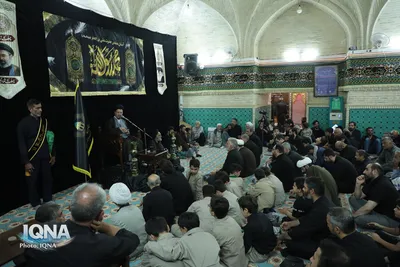 سوگ رضوی در حرم مطهر امامزاده علی بن جعفر(ع) قم