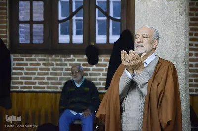 مراسم اعتکاف در مسجد جامع تبریز