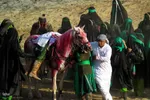 مراسم خیمه‌سوزان و مقتل‌خوانی در خمینی‌شهر اصفهان