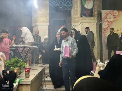 جشن پیوند زوج‌های جان‌فدا در اجتماعات مردمی اصفهان