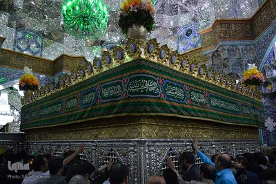 حرم کریمه اهل بیت(س) در شب میلاد جواد الائمه(ع)