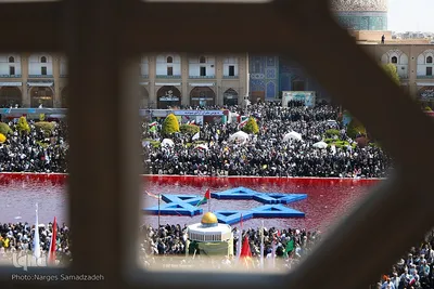 مراسم راهپیمایی روز جهانی قدس در میدان امام (ره) اصفهان
