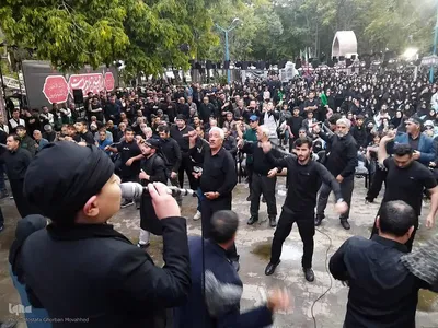 مراسم "محفل اشک"ویژه تاسوعای حسینی در اهر