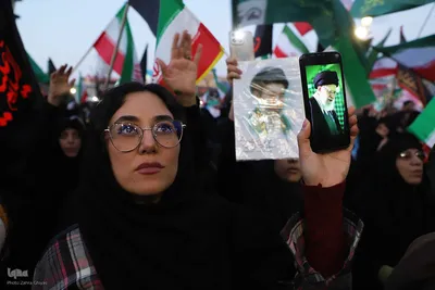 خروش مردم انقلابی تبریز علیه دشمنان اسلام در چهارشنبه آخر سال