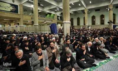 مراسم سوگواری سالروز شهادت امیرالمؤمنین در حسینیه امام خمینی