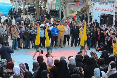 تجمع بزرگ منتظران ظهور هم‌زمان با شب نیمه‌شعبان در ملایر