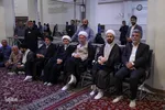 مراسم بزرگداشت شهدای حرم مطهر با سخنرانی رئیس جامعه مدرسین حوزه علمیه قم