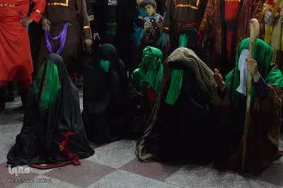 مراسم عزاداری و تشییع نمادین حضرت رقیه(س)⁩
