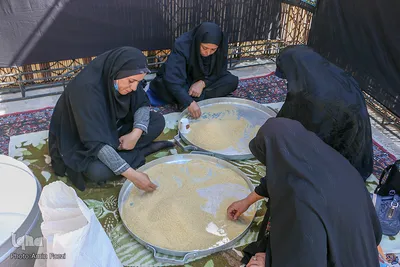 آماده سازی مواکب در بین‌الحرمین شیراز جهت مراسم اربعین