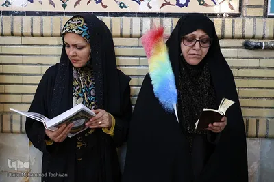 آیین معنوی جزء خوانی قرآن کریم در آستان مقدس امامزاده حسن(ع) کرج
