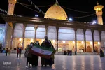 نورافشانی آسمان حرم شاهچراغ(ع)