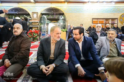 عباس سلیمی در مراسم ختم مرحوم موسوی قهار