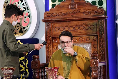 محفل انس با قرآن با حضور حسینی قاری بین المللی در یزد‎