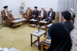 دیدار اعضای هیئت علمی پنجمین کنگره جهانی حضرت رضا علیه‌السلام